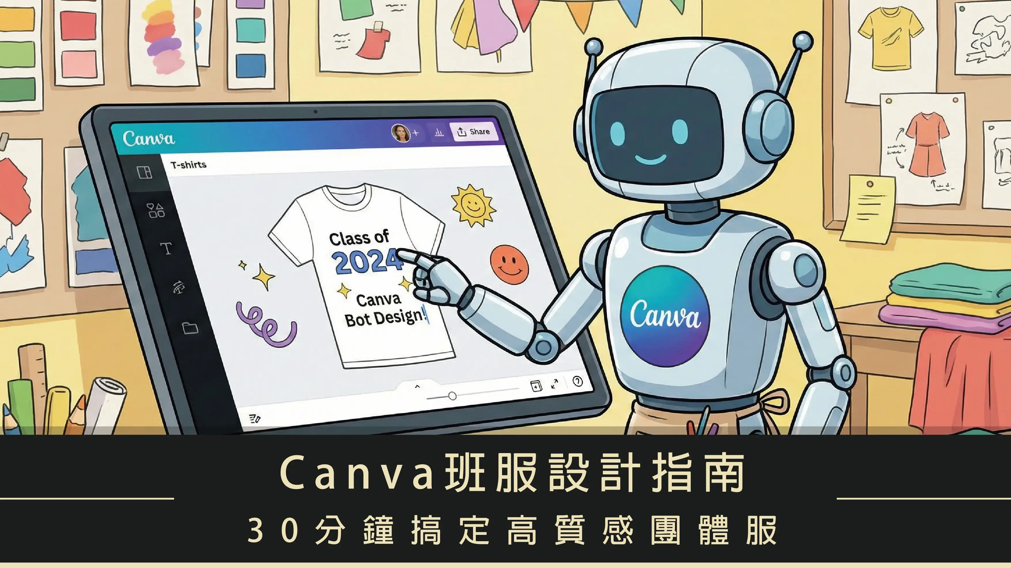 canva班服設計
